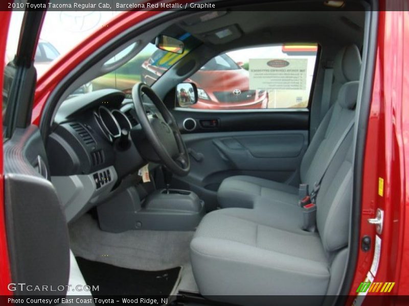Barcelona Red Metallic / Graphite 2010 Toyota Tacoma Regular Cab