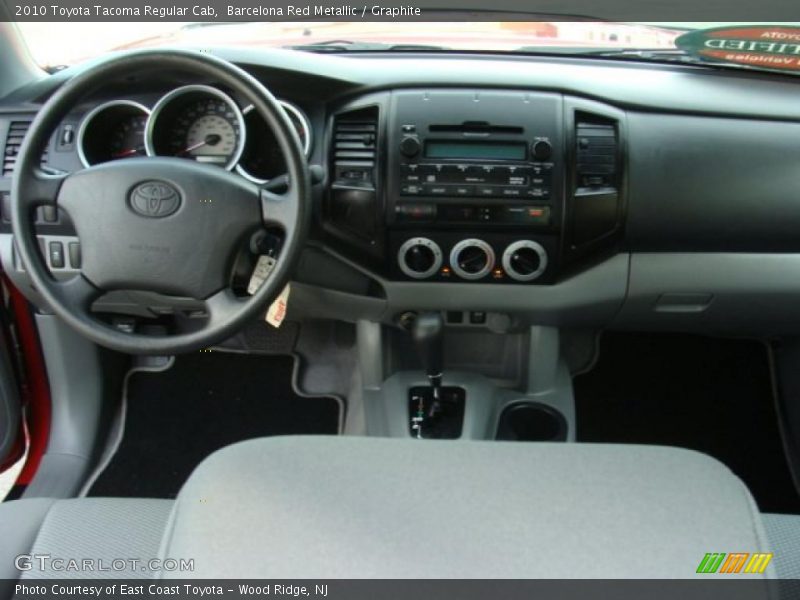 Barcelona Red Metallic / Graphite 2010 Toyota Tacoma Regular Cab