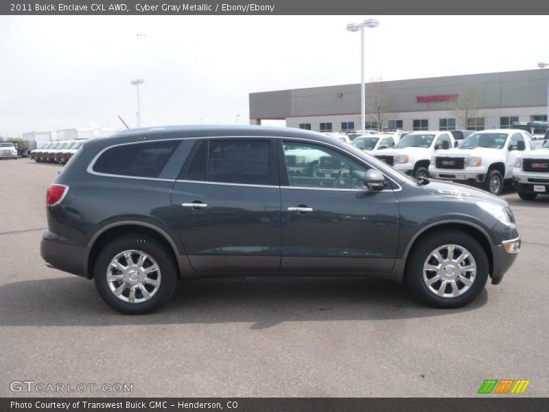 Cyber Gray Metallic / Ebony/Ebony 2011 Buick Enclave CXL AWD