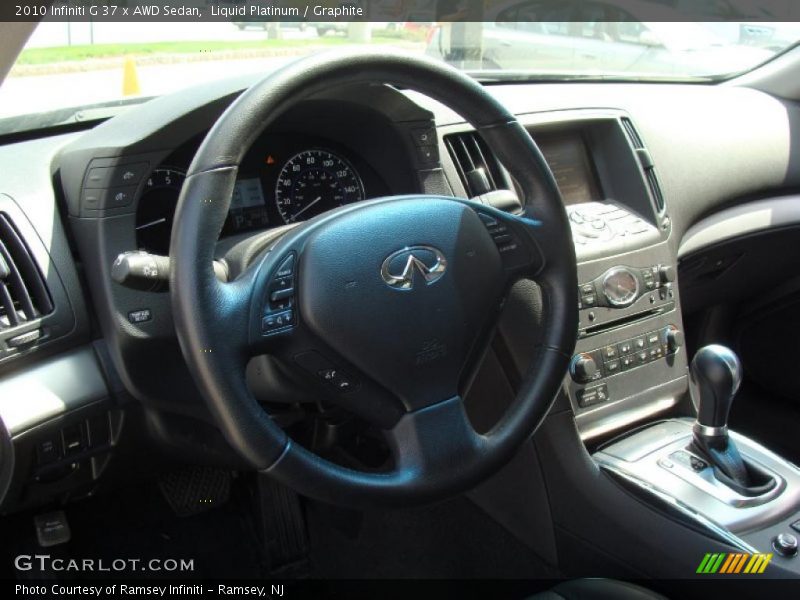 Liquid Platinum / Graphite 2010 Infiniti G 37 x AWD Sedan