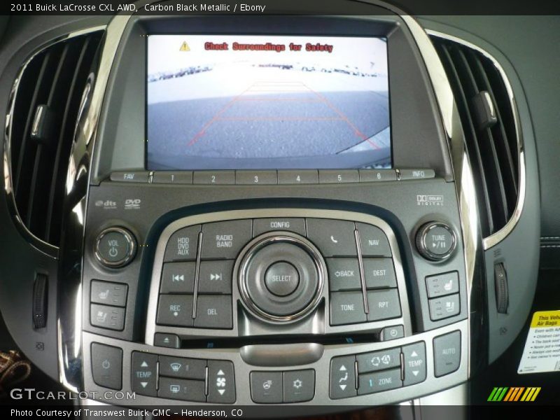 Controls of 2011 LaCrosse CXL AWD