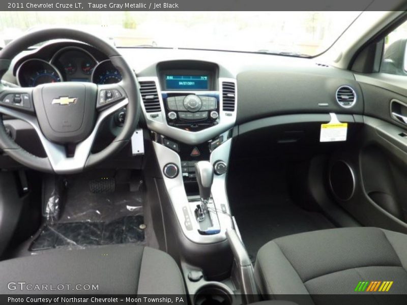 Taupe Gray Metallic / Jet Black 2011 Chevrolet Cruze LT