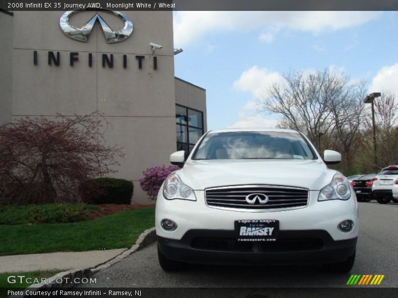 Moonlight White / Wheat 2008 Infiniti EX 35 Journey AWD