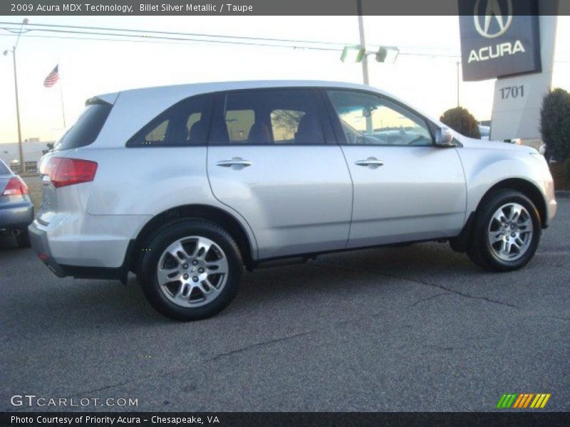 Billet Silver Metallic / Taupe 2009 Acura MDX Technology