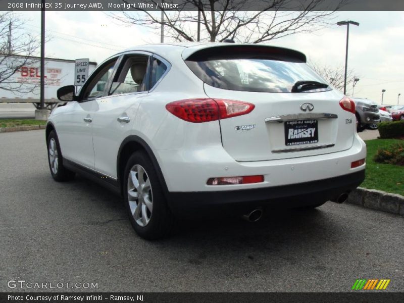 Moonlight White / Wheat 2008 Infiniti EX 35 Journey AWD
