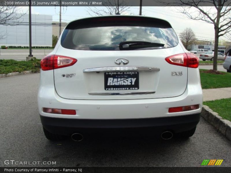 Moonlight White / Wheat 2008 Infiniti EX 35 Journey AWD