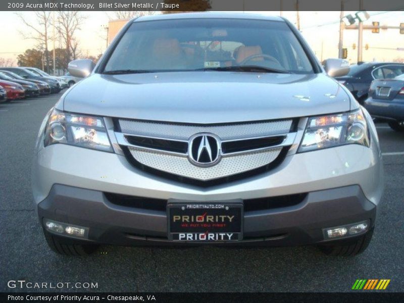 Billet Silver Metallic / Taupe 2009 Acura MDX Technology