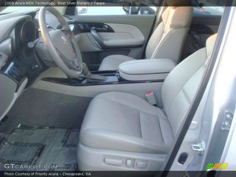 Billet Silver Metallic / Taupe 2009 Acura MDX Technology