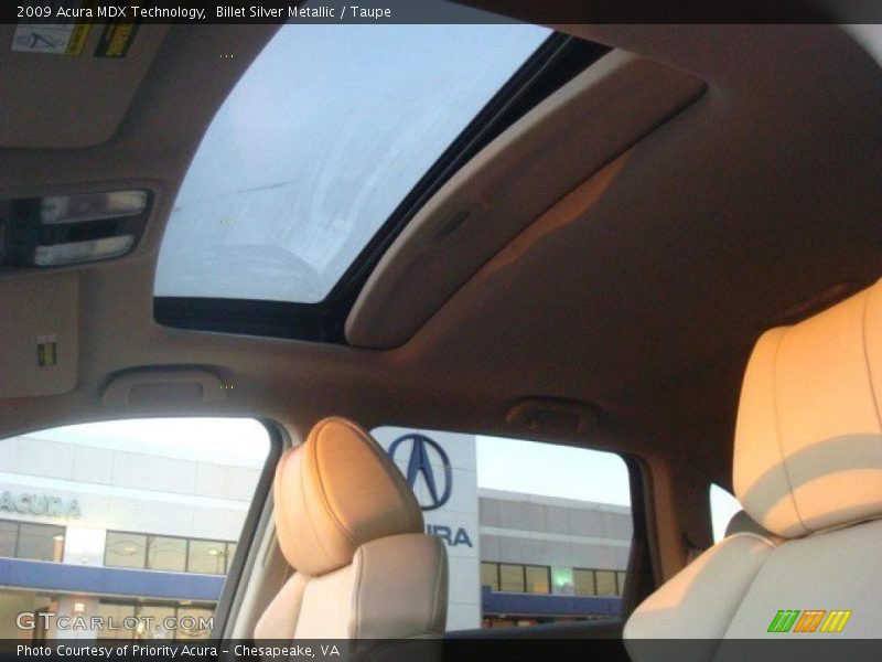 Billet Silver Metallic / Taupe 2009 Acura MDX Technology