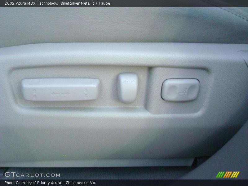 Billet Silver Metallic / Taupe 2009 Acura MDX Technology