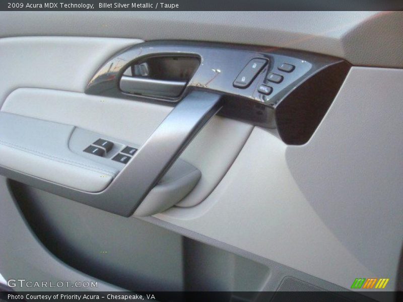 Billet Silver Metallic / Taupe 2009 Acura MDX Technology