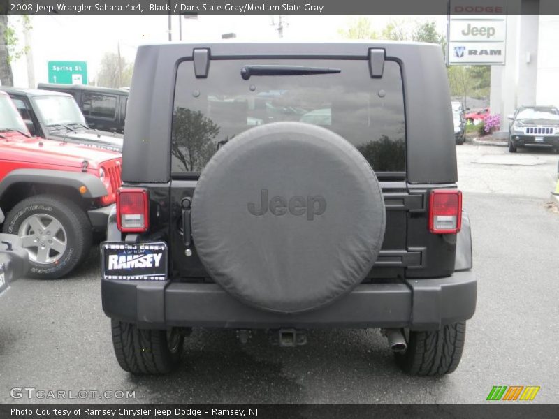 Black / Dark Slate Gray/Medium Slate Gray 2008 Jeep Wrangler Sahara 4x4