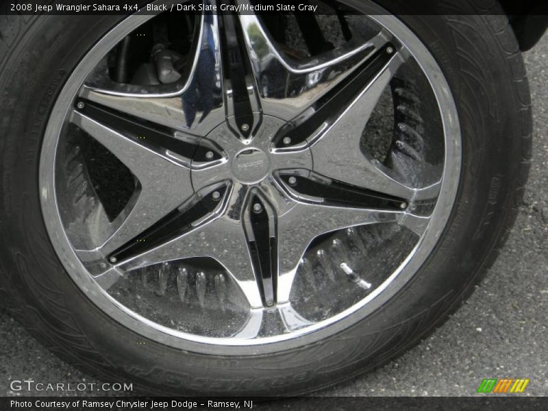 Black / Dark Slate Gray/Medium Slate Gray 2008 Jeep Wrangler Sahara 4x4