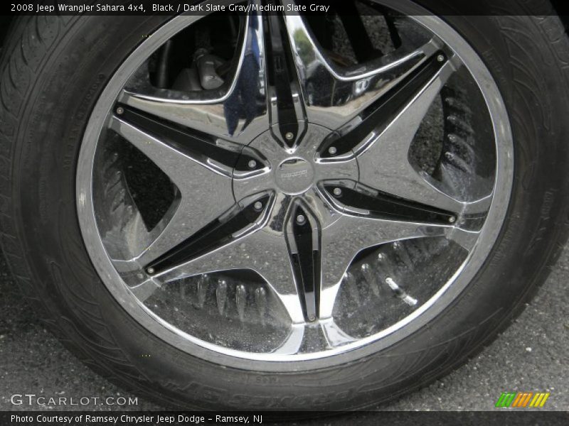 Custom Wheels of 2008 Wrangler Sahara 4x4