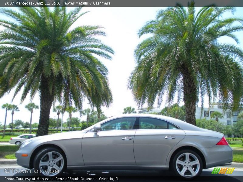 Pewter Metallic / Cashmere 2007 Mercedes-Benz CLS 550