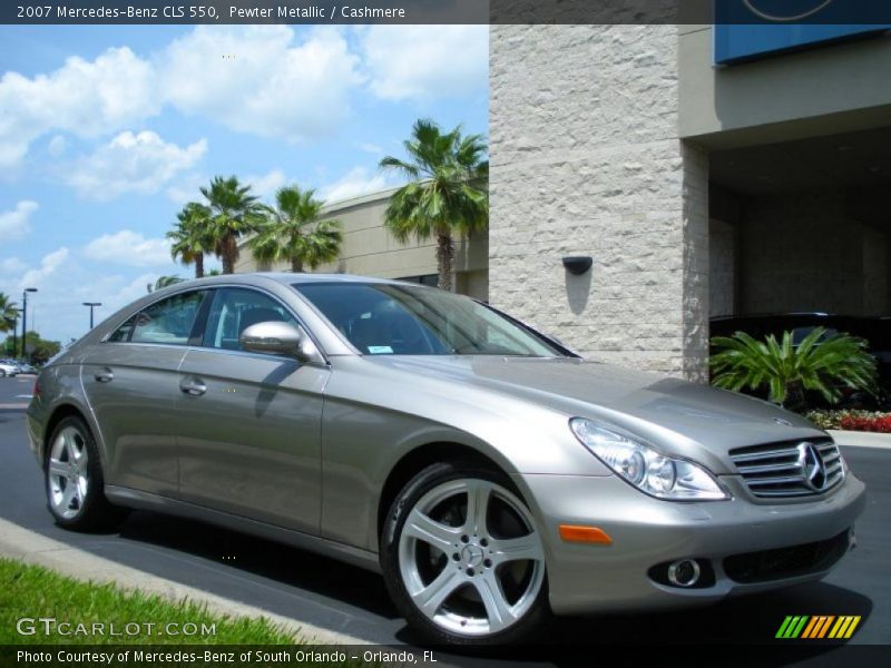 Pewter Metallic / Cashmere 2007 Mercedes-Benz CLS 550