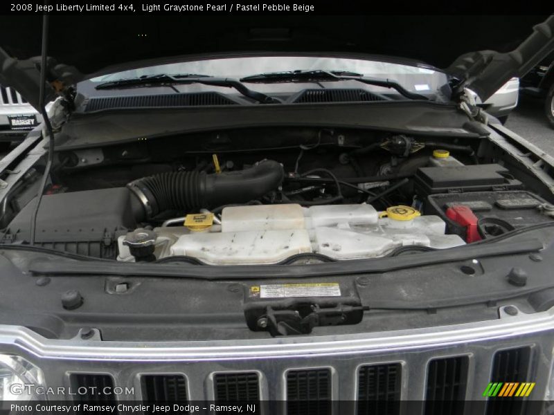 Light Graystone Pearl / Pastel Pebble Beige 2008 Jeep Liberty Limited 4x4