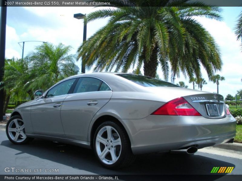 Pewter Metallic / Cashmere 2007 Mercedes-Benz CLS 550