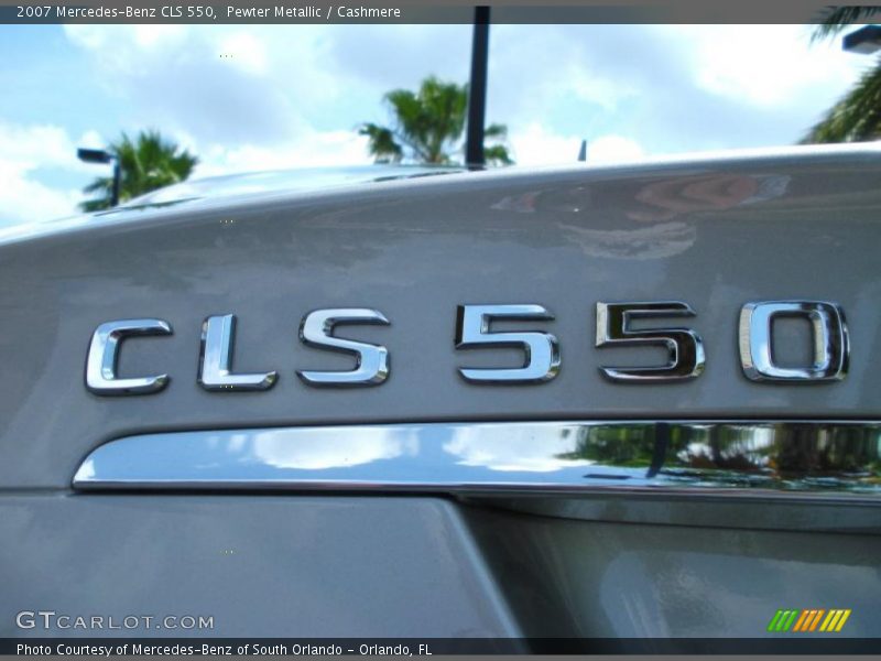 Pewter Metallic / Cashmere 2007 Mercedes-Benz CLS 550