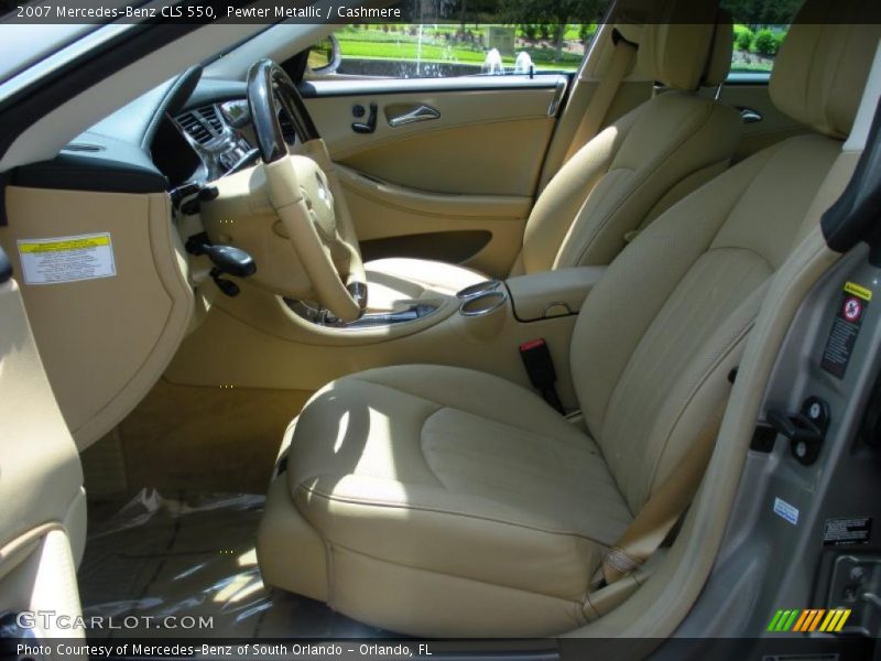 Pewter Metallic / Cashmere 2007 Mercedes-Benz CLS 550