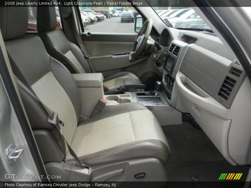 Light Graystone Pearl / Pastel Pebble Beige 2008 Jeep Liberty Limited 4x4