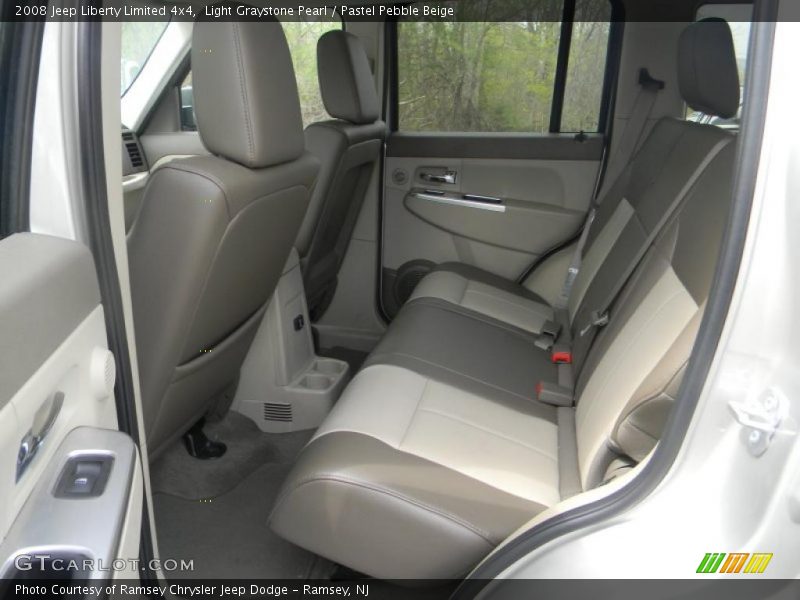 Light Graystone Pearl / Pastel Pebble Beige 2008 Jeep Liberty Limited 4x4