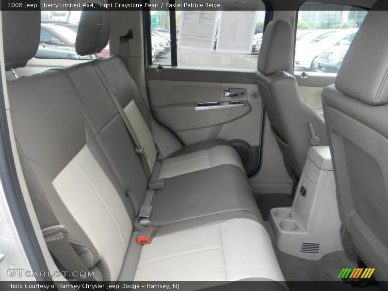 Light Graystone Pearl / Pastel Pebble Beige 2008 Jeep Liberty Limited 4x4