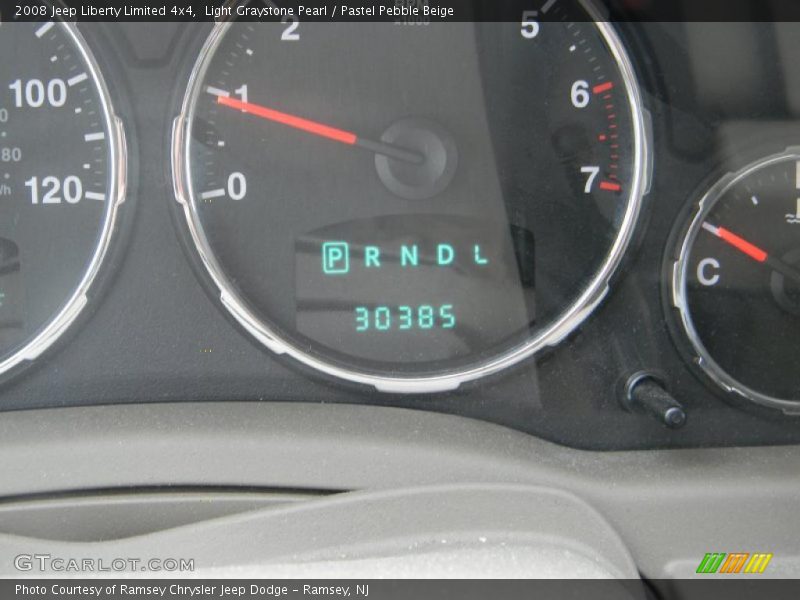 Light Graystone Pearl / Pastel Pebble Beige 2008 Jeep Liberty Limited 4x4