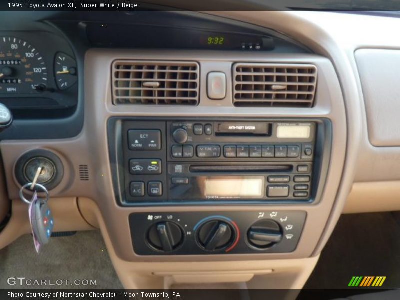 Controls of 1995 Avalon XL