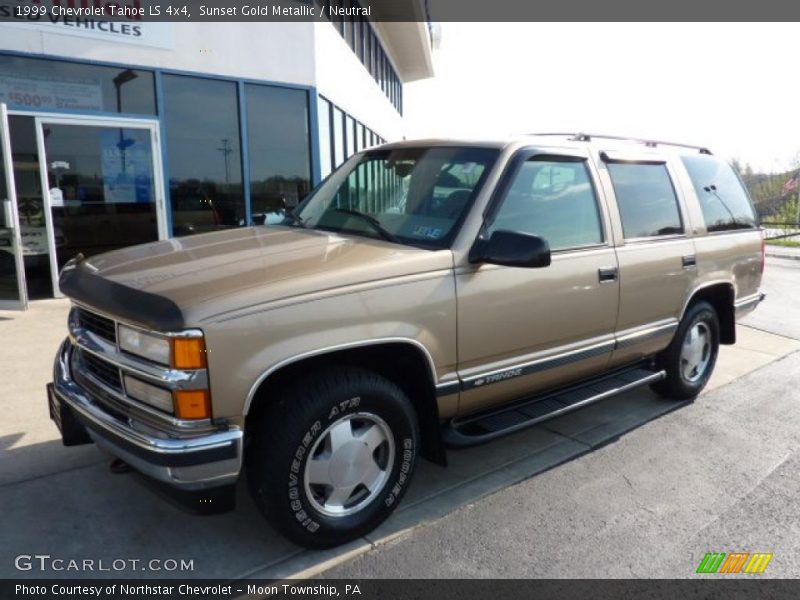 Sunset Gold Metallic / Neutral 1999 Chevrolet Tahoe LS 4x4
