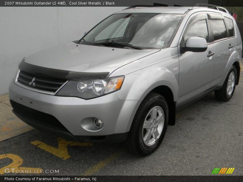 Cool Silver Metallic / Black 2007 Mitsubishi Outlander LS 4WD