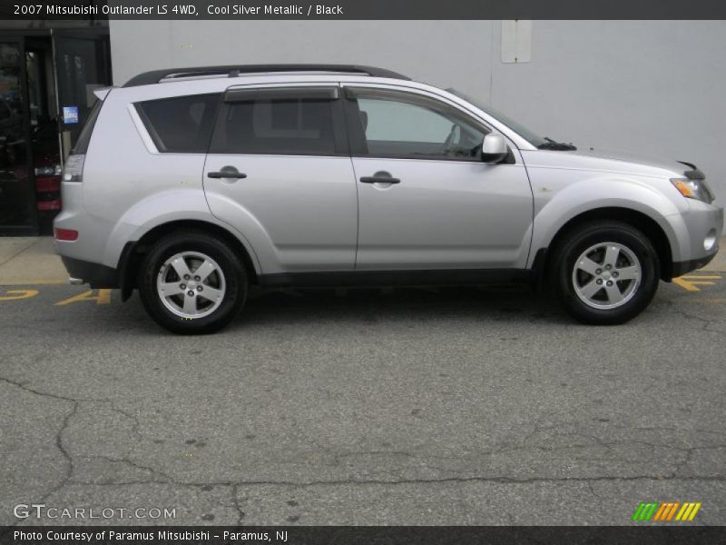 Cool Silver Metallic / Black 2007 Mitsubishi Outlander LS 4WD