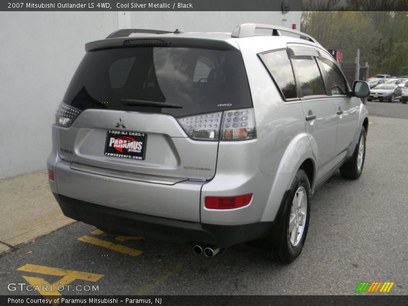 Cool Silver Metallic / Black 2007 Mitsubishi Outlander LS 4WD