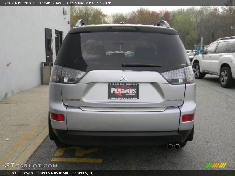 Cool Silver Metallic / Black 2007 Mitsubishi Outlander LS 4WD