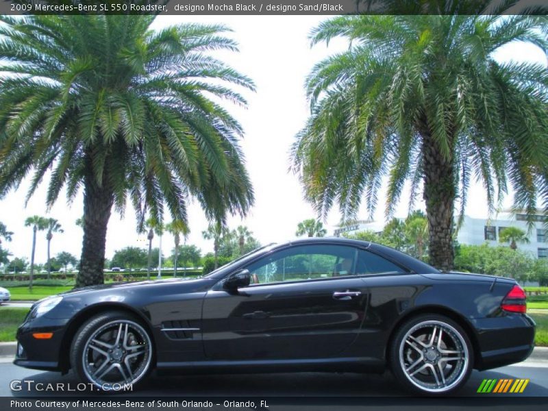 2009 SL 550 Roadster designo Mocha Black
