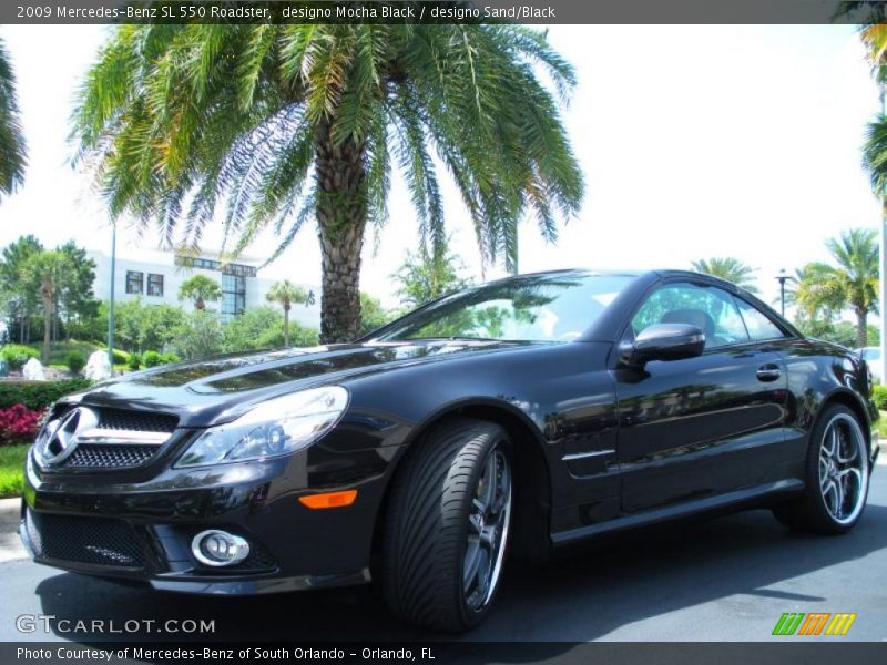  2009 SL 550 Roadster designo Mocha Black