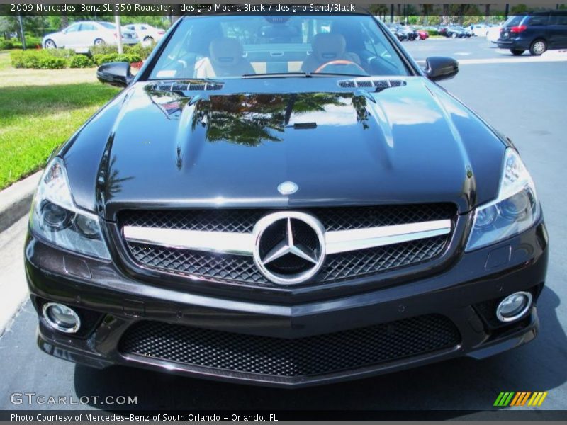 designo Mocha Black / designo Sand/Black 2009 Mercedes-Benz SL 550 Roadster