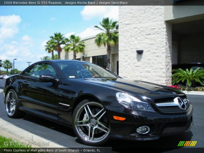 Front 3/4 View of 2009 SL 550 Roadster