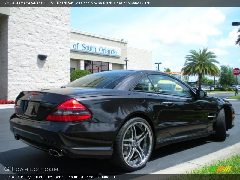 designo Mocha Black / designo Sand/Black 2009 Mercedes-Benz SL 550 Roadster