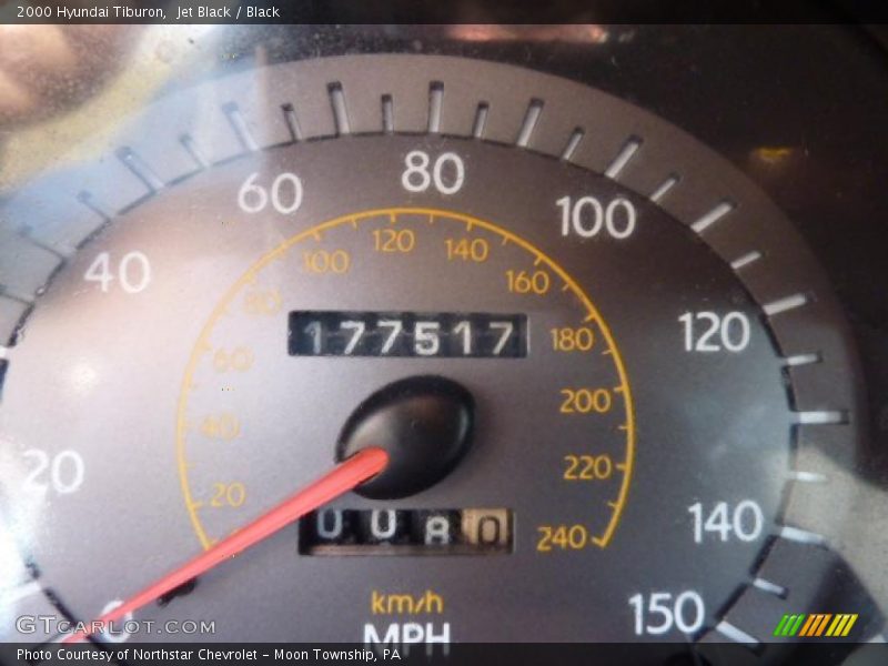 Jet Black / Black 2000 Hyundai Tiburon
