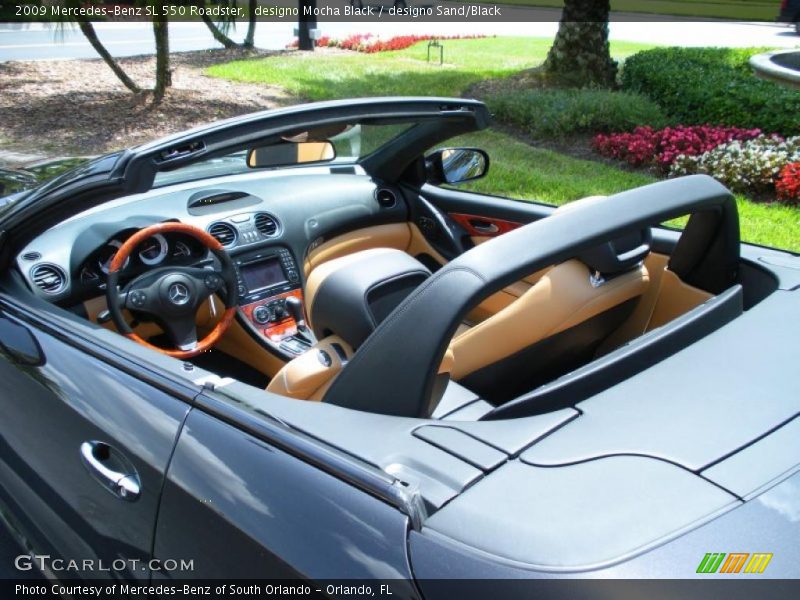  2009 SL 550 Roadster designo Sand/Black Interior