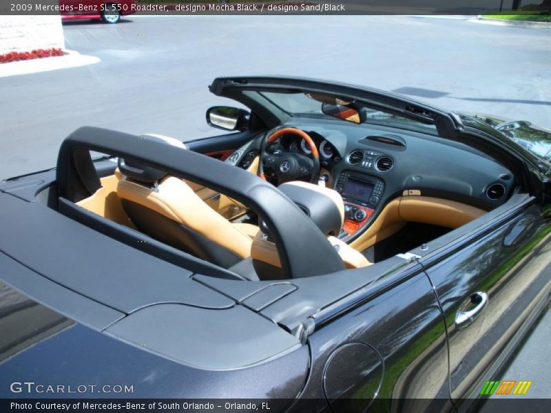 designo Mocha Black / designo Sand/Black 2009 Mercedes-Benz SL 550 Roadster