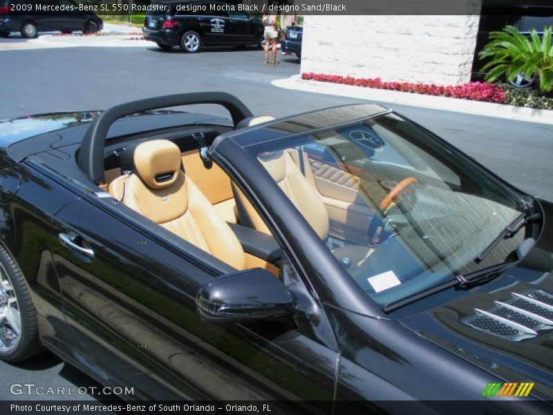 designo Mocha Black / designo Sand/Black 2009 Mercedes-Benz SL 550 Roadster