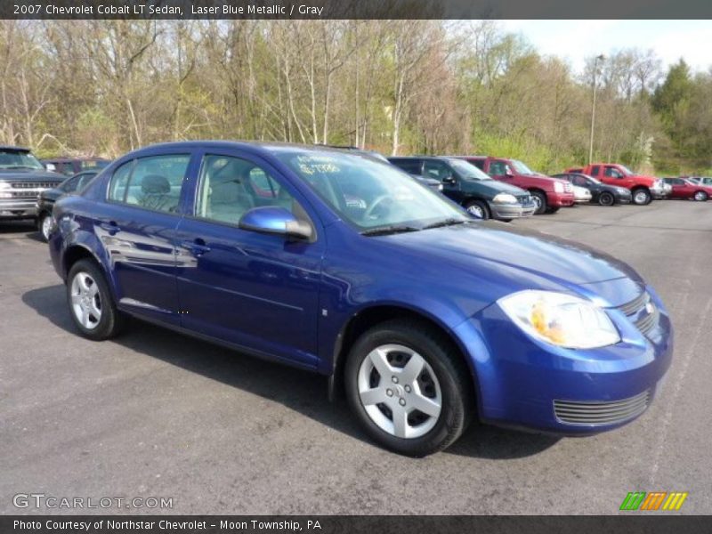 Laser Blue Metallic / Gray 2007 Chevrolet Cobalt LT Sedan