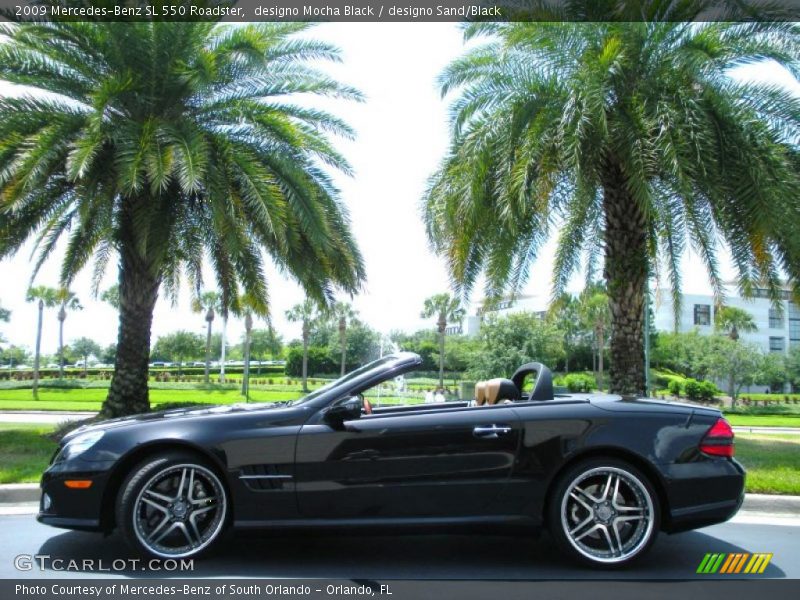 Custom Wheels of 2009 SL 550 Roadster
