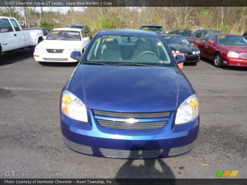 Laser Blue Metallic / Gray 2007 Chevrolet Cobalt LT Sedan