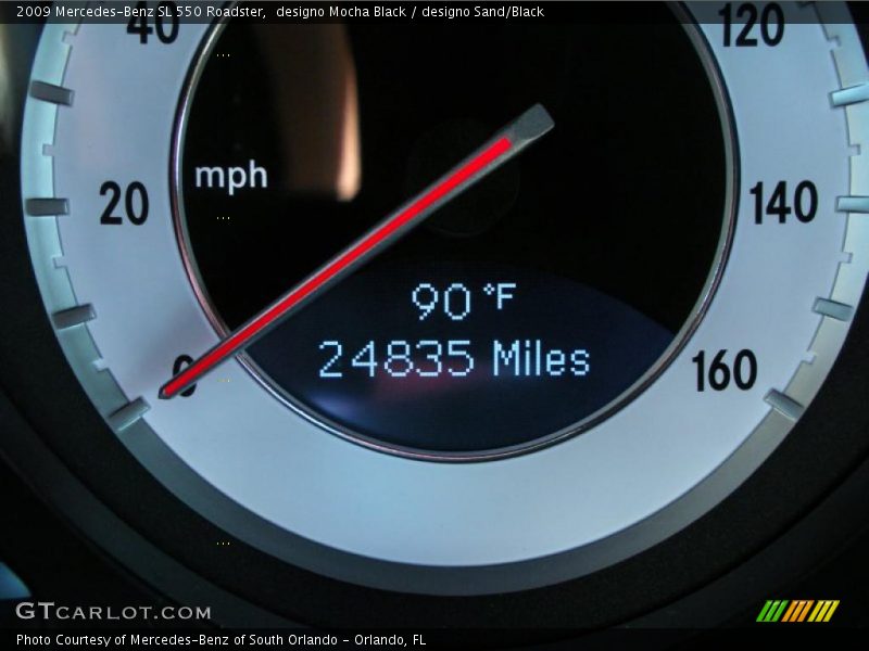 designo Mocha Black / designo Sand/Black 2009 Mercedes-Benz SL 550 Roadster