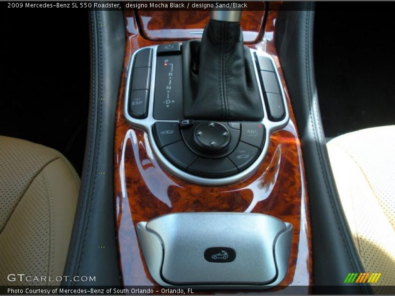 designo Mocha Black / designo Sand/Black 2009 Mercedes-Benz SL 550 Roadster