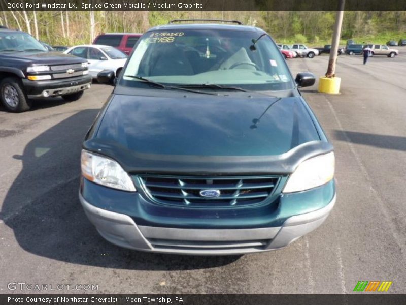 Spruce Green Metallic / Medium Graphite 2000 Ford Windstar LX