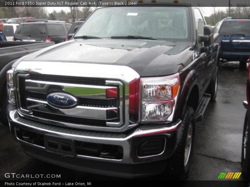 Tuxedo Black / Steel 2011 Ford F350 Super Duty XLT Regular Cab 4x4